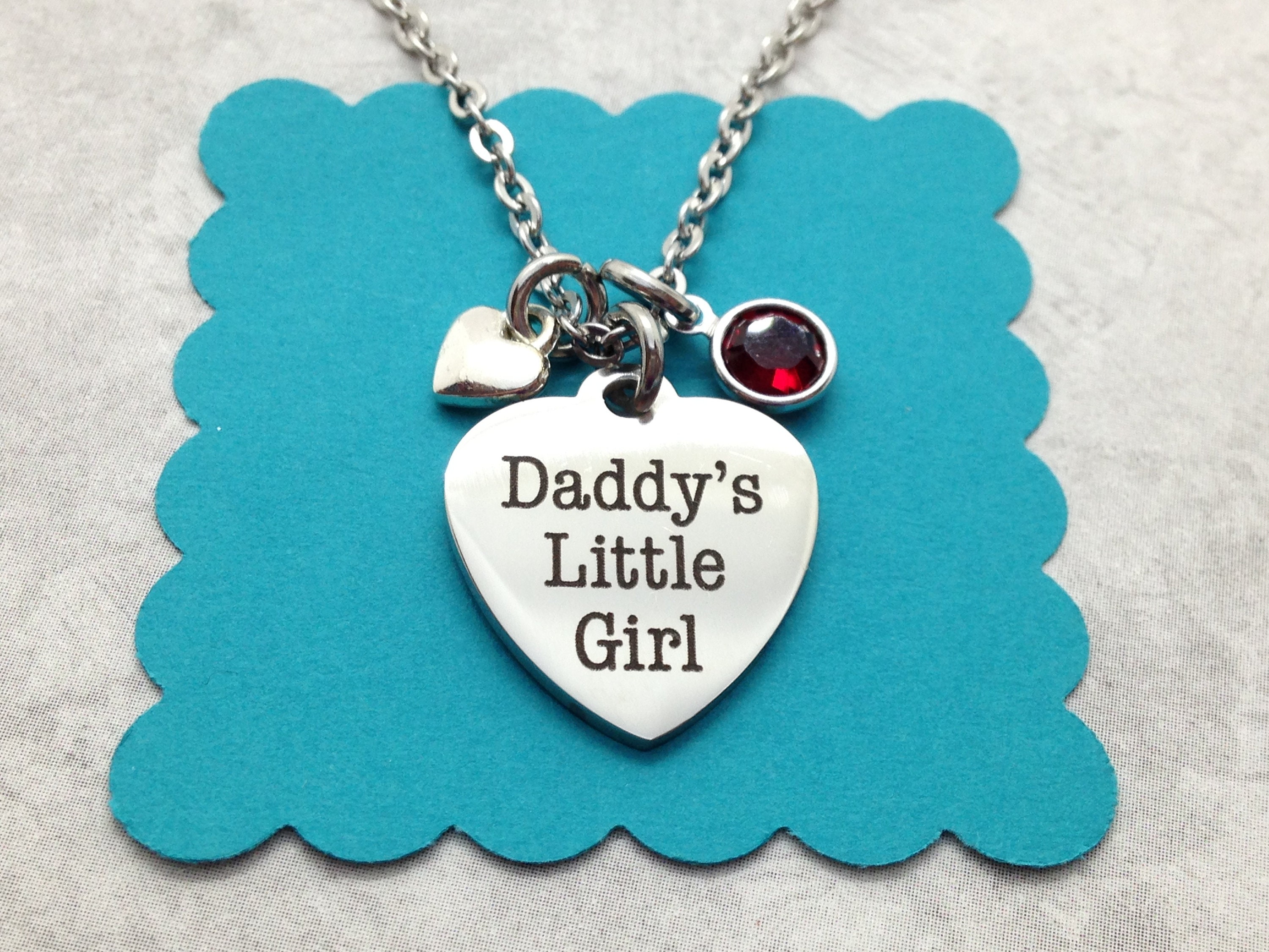 Daddy's Little Girl Necklace Daughter Necklace Daughter Etsy