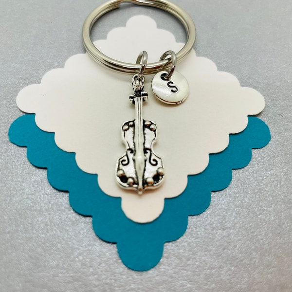 Violin Keychain, Viola, Cello, Music Gift, String Instrument, Violin Teacher Gift, Violin Student Gift