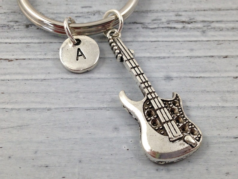 Guitar Keychain Guitar Charm Electric Guitar Charm Custom Etsy