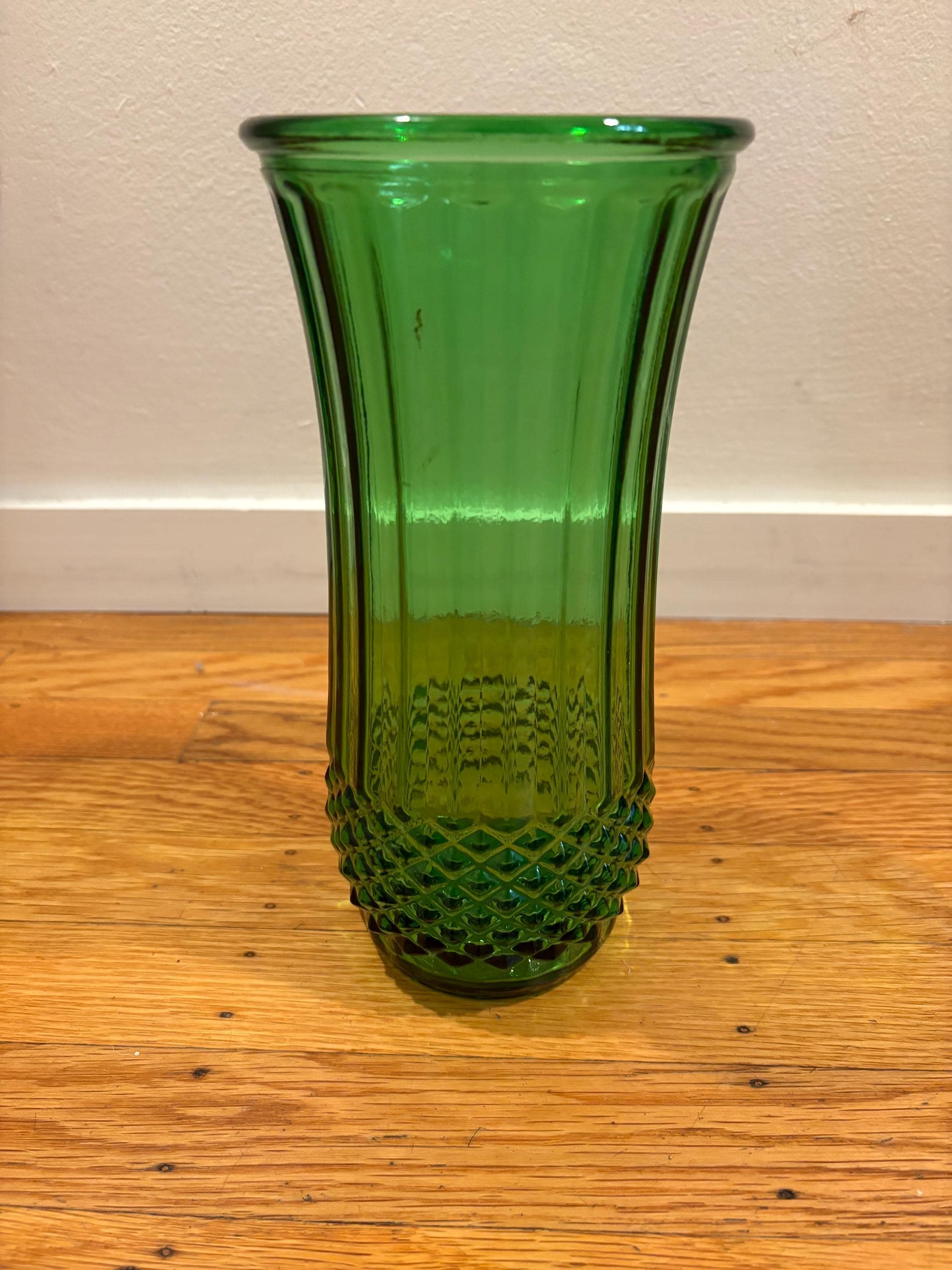 Vintage green vase - Etsy 日本