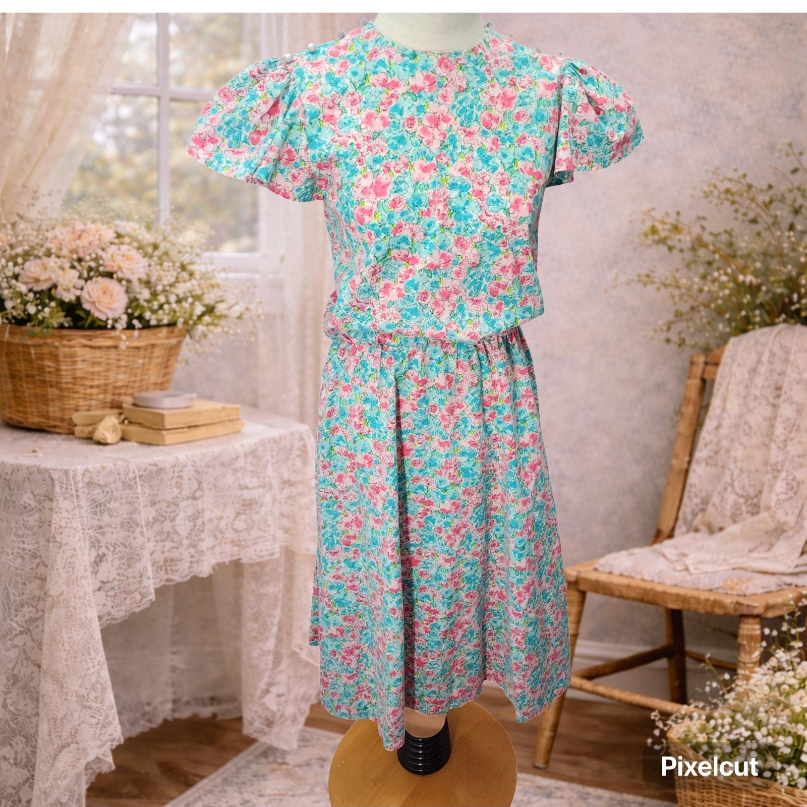 Blue Shirtwaist Dress - Etsy