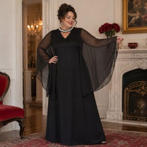 formal dress in store 70s Shimmer Maxi Dress & Blazer Set (XS/S)