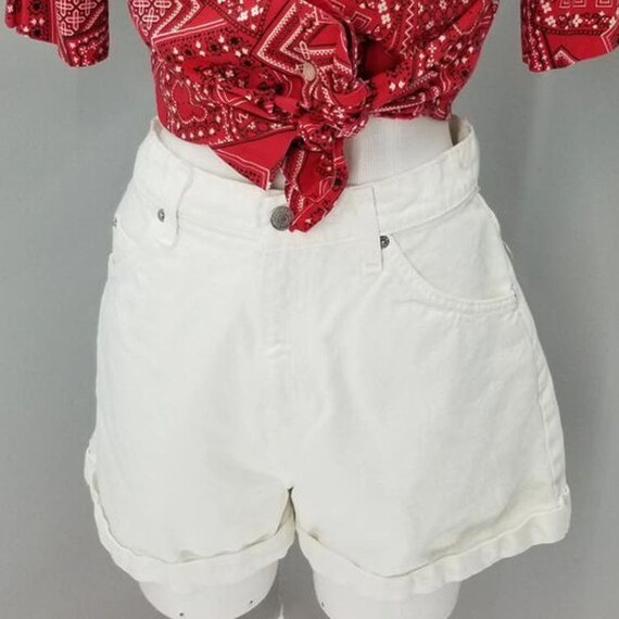 90s Vintage Orange Tab Levi's 954 High Waisted Whi