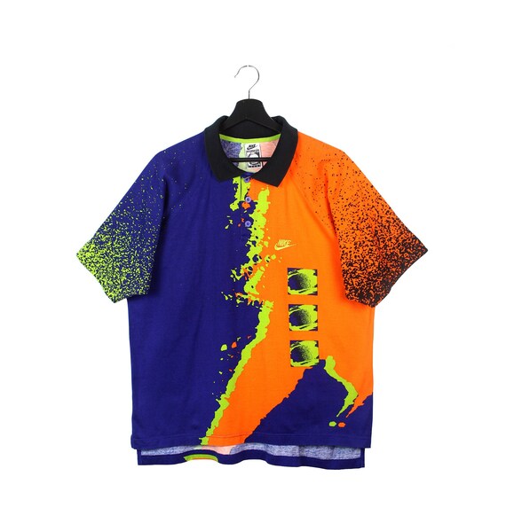 1990s Vintage Nike Challenge Court Polo 