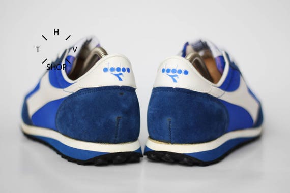 Weiß Nos Hergestellt Joggen Blau Vintage Jahre Trainer In Tritte Italien Diadora Turnschuhe Orion Deadstock 80er Läuft srdthQ