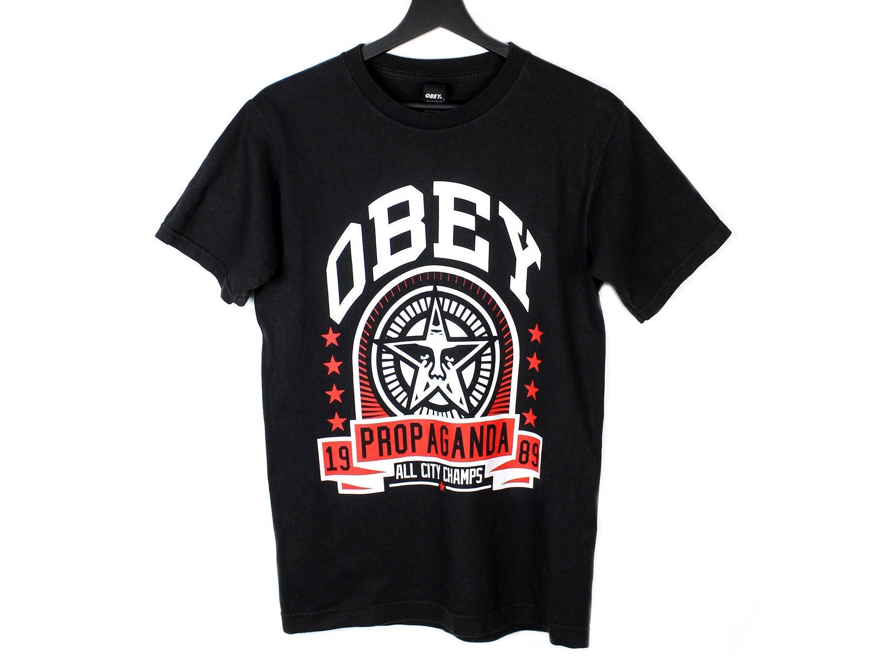 Y2k OBEY Propaganda All City Champs 1989 T-shirt Shirt / - Etsy
