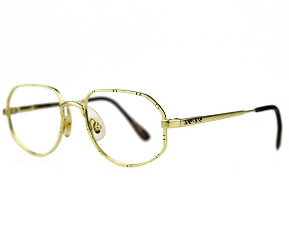 NOS 80s NAF-NAF Betty Vintage Eyeglasses / Deadstock Metal Gold Round  Glasses / Og Women Children Optical Frames / France - Etsy
