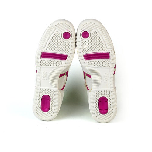 NOS 80s ASICS Lady Spiker Plus Nc vintage sneakers / shops Unisex deadstock kicks shoes / New old stock trainers / Taiwan 90s