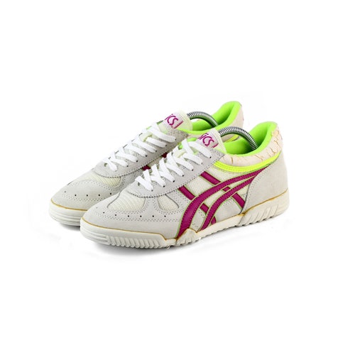 NOS 80s ASICS Lady Spiker Plus Nc vintage sneakers / shops Unisex deadstock kicks shoes / New old stock trainers / Taiwan 90s