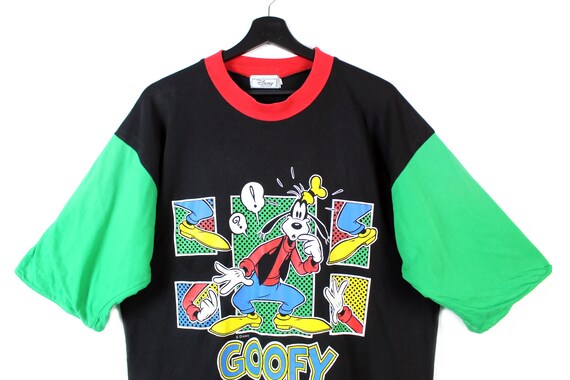 90s Walt Disney Fashions GOOFY vintage t-shirt / … - image 2