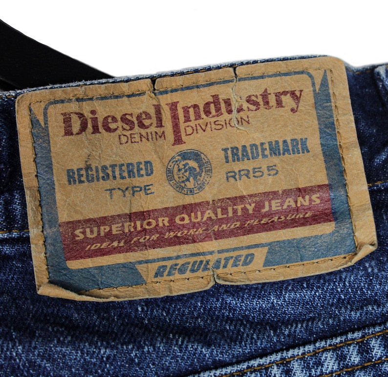 90s Vintage DIESEL Industry RR55 Denim 