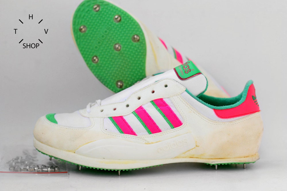 NOS Adidas Hochsprung High Jump shoes / Vintage Track Field Etsy