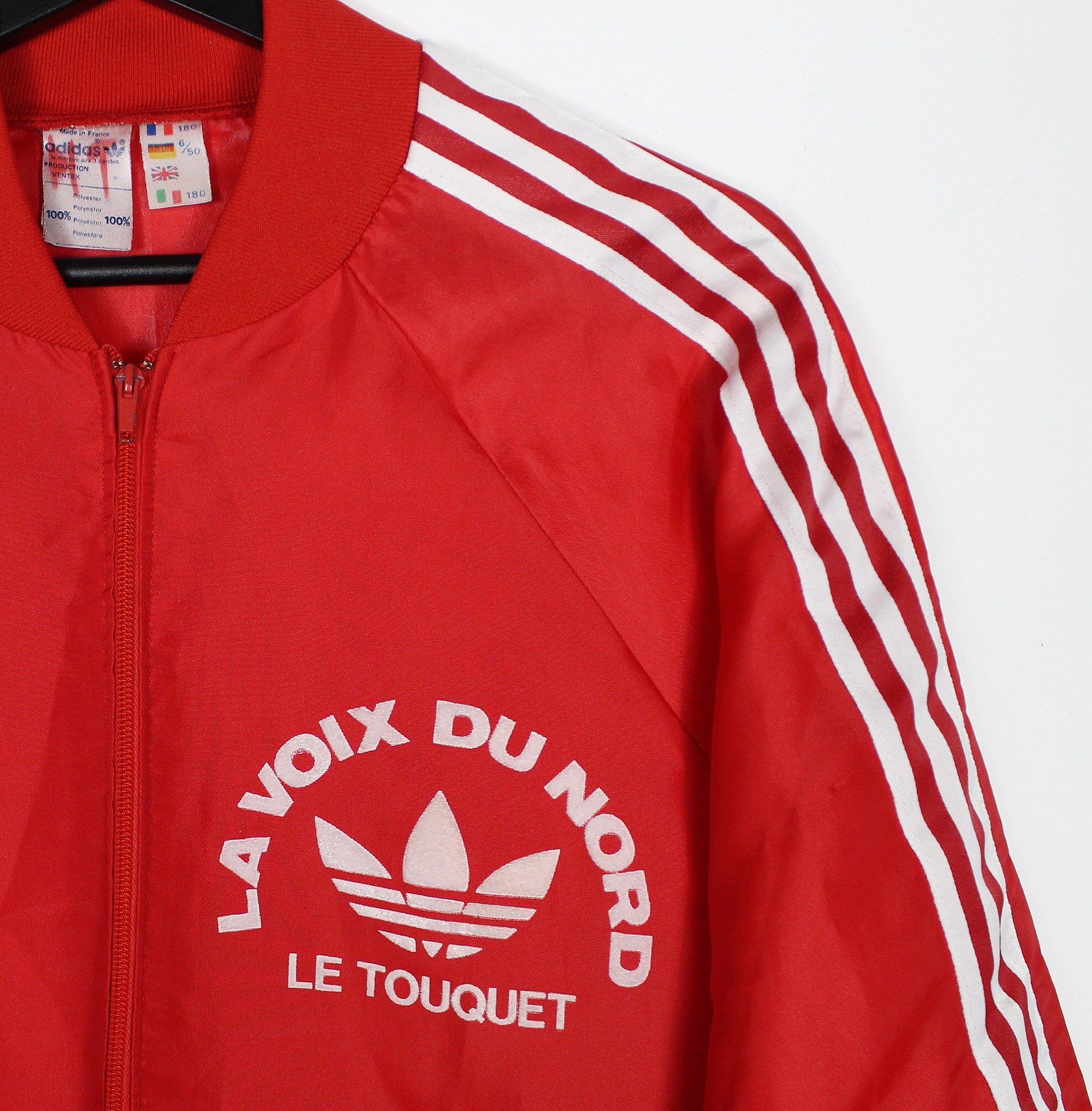 80s Vintage Adidas Softshell Jacket Windbreaker / Perrier Le - Etsy