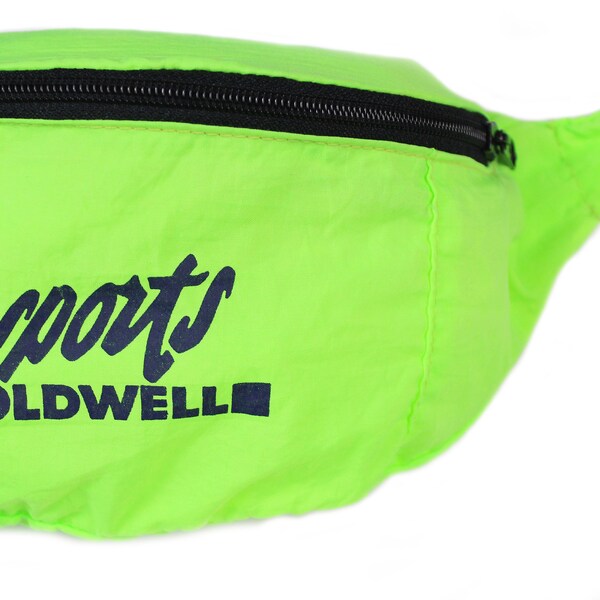 90s Sports Goldwell waist bag Rad neon green fanny pack Outdoor city cross body bag