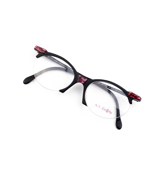 NOS 80s MAX Optik vintage half frame eyeglasses /… - image 7