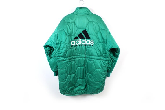 90s adidas EQUIPMENT vintage quilt padded jacket /