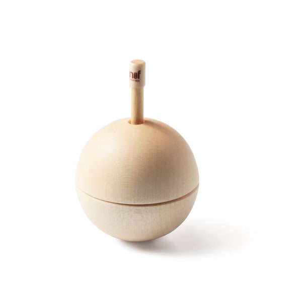 Naef Spin spinning top toy maple wood / designer Keita Seto / Swiss Switzerland