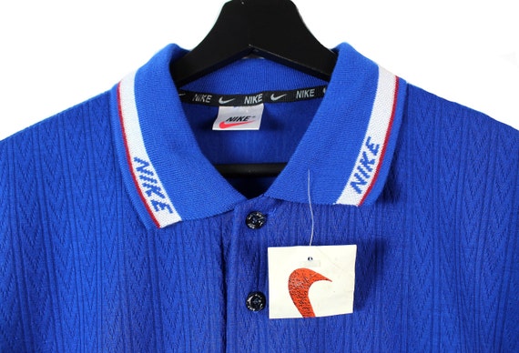 NOS 90s Vintage Nike Polo T-shirt Tshirt DS Deadstock / M L - Etsy