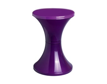 60s 70s Vintage Tam Tam tulip stool space age pop art plastic era / designer Henry Massonnet / made in France