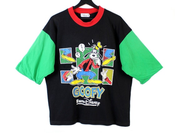 90s Walt Disney Fashions GOOFY vintage t-shirt / … - image 1