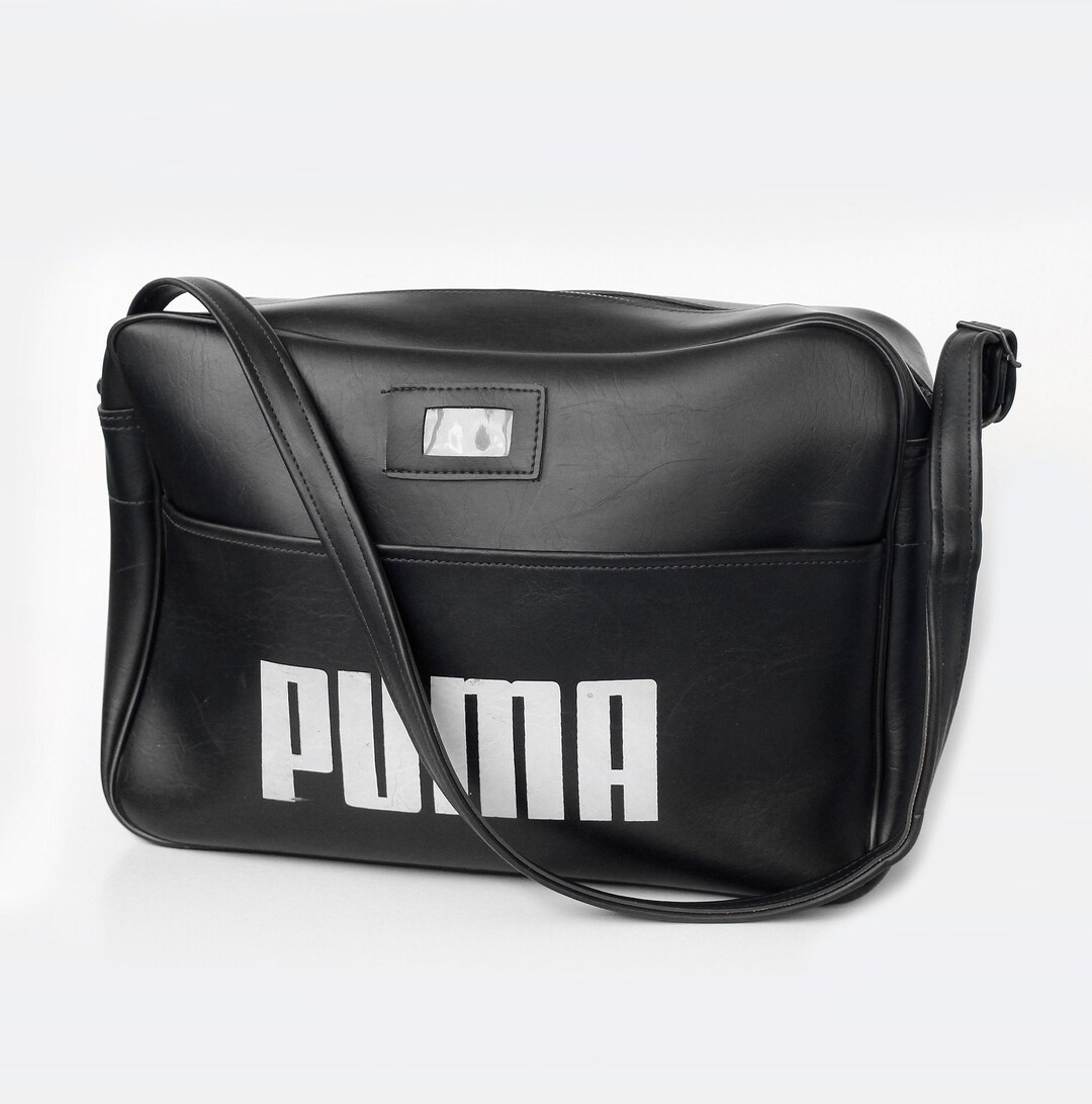 60s Vintage PUMA Messenger Bag / OG 70s Vintage Shoulder Bag Etsy