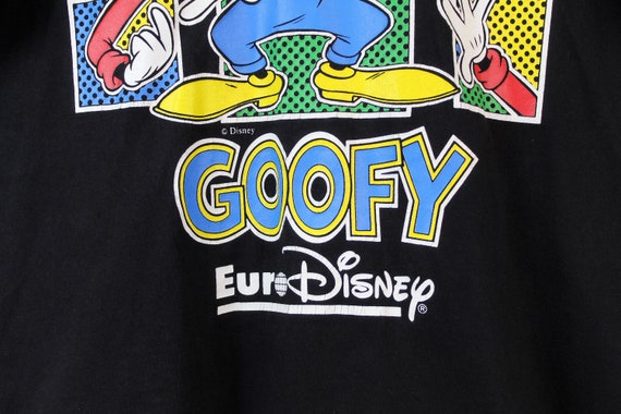 90s Walt Disney Fashions GOOFY vintage t-shirt / … - image 4