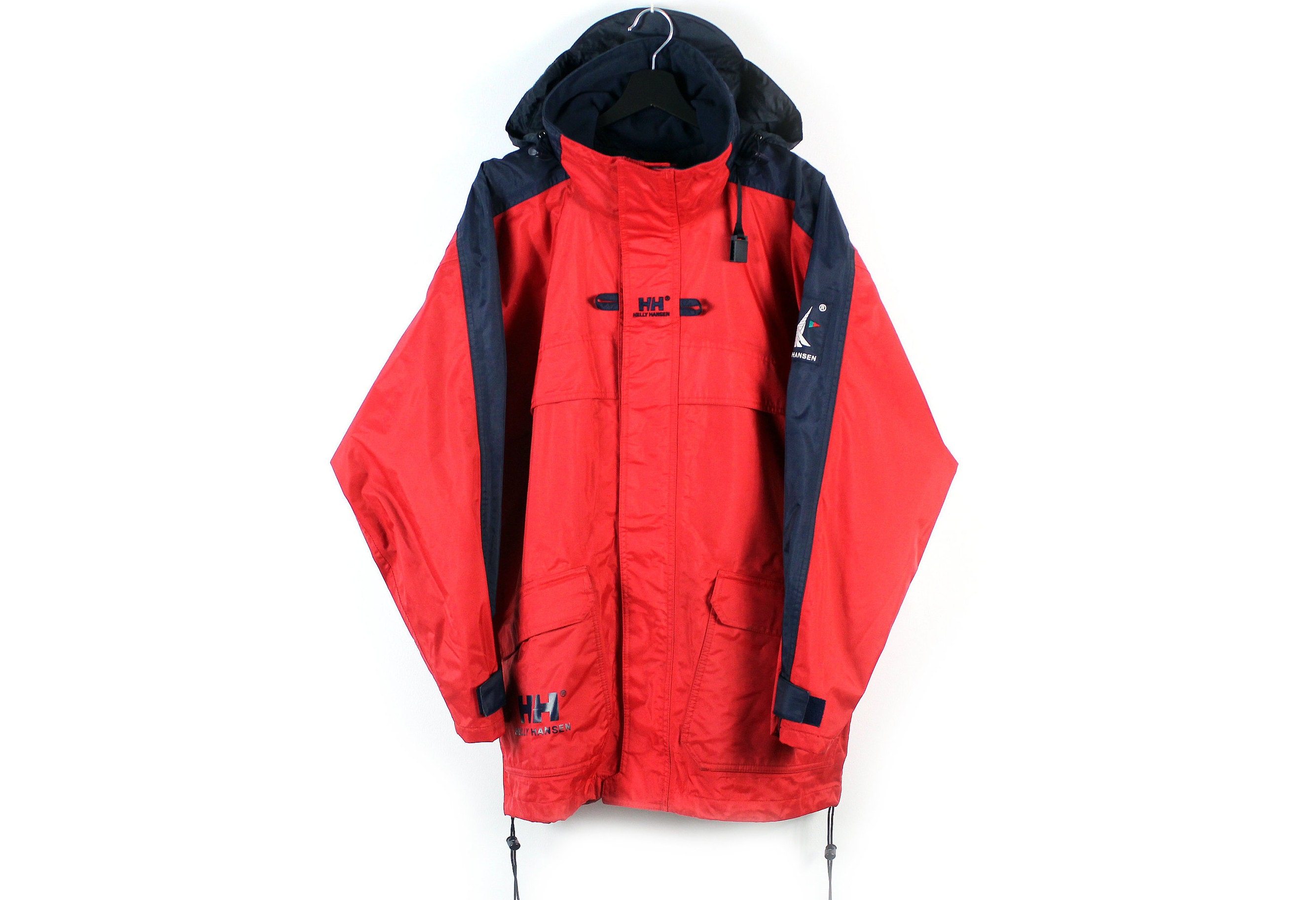 90s Helly Hansen vintage rain jacket / Nautical marine rain | Etsy