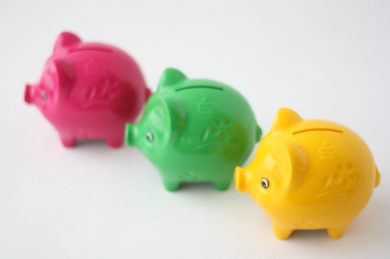 pig money box toy