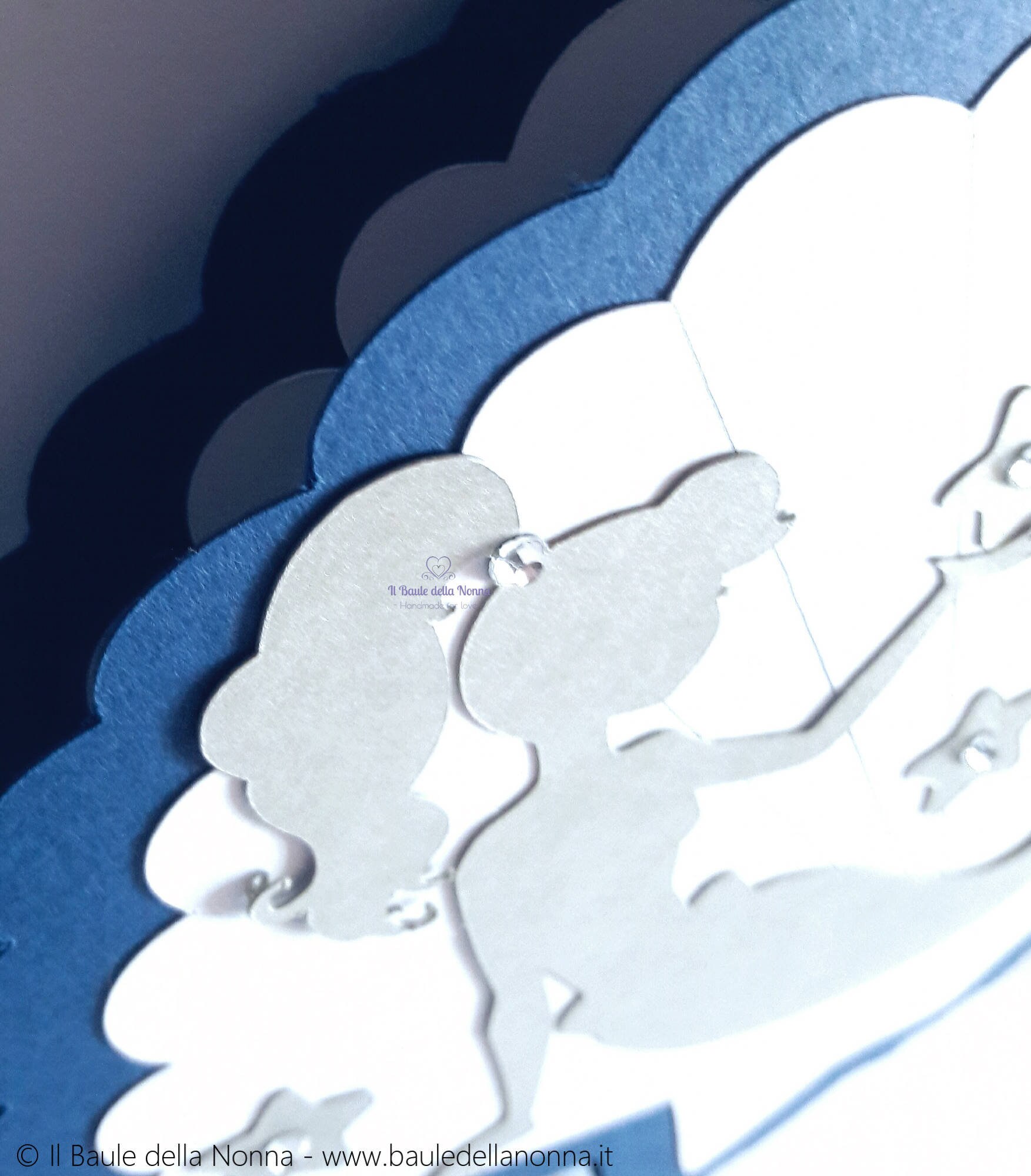 Biglietti Auguri Matrimonio Personalizzabili Con Conchiglie - Kit 10 Set Con Buste, Colore Nero - Foto 10