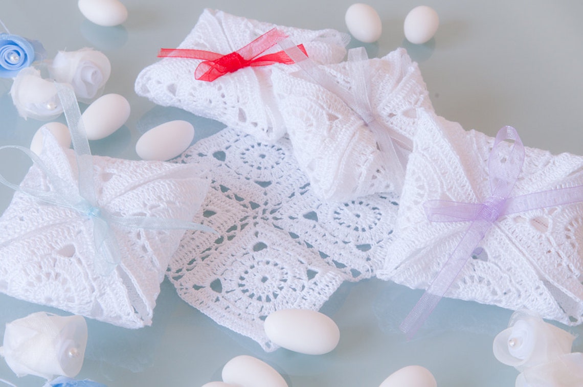 Crocheted placeholder placeholder wedding center Etsy