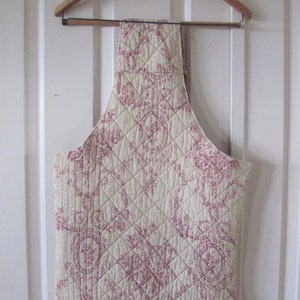 Handmade Fabric Tote Grocery Market Shopping Bag Long Single Handle - Reusable - Unique Upcycled Fabrics Vintage Cotton Quilt