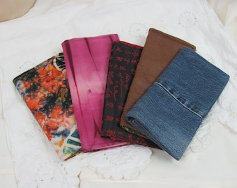 Coupon Holder Case Wallet Check Book Cover Organizer - Assorted Colors Patterns Fabrics - Your Choice - Many to choose from!