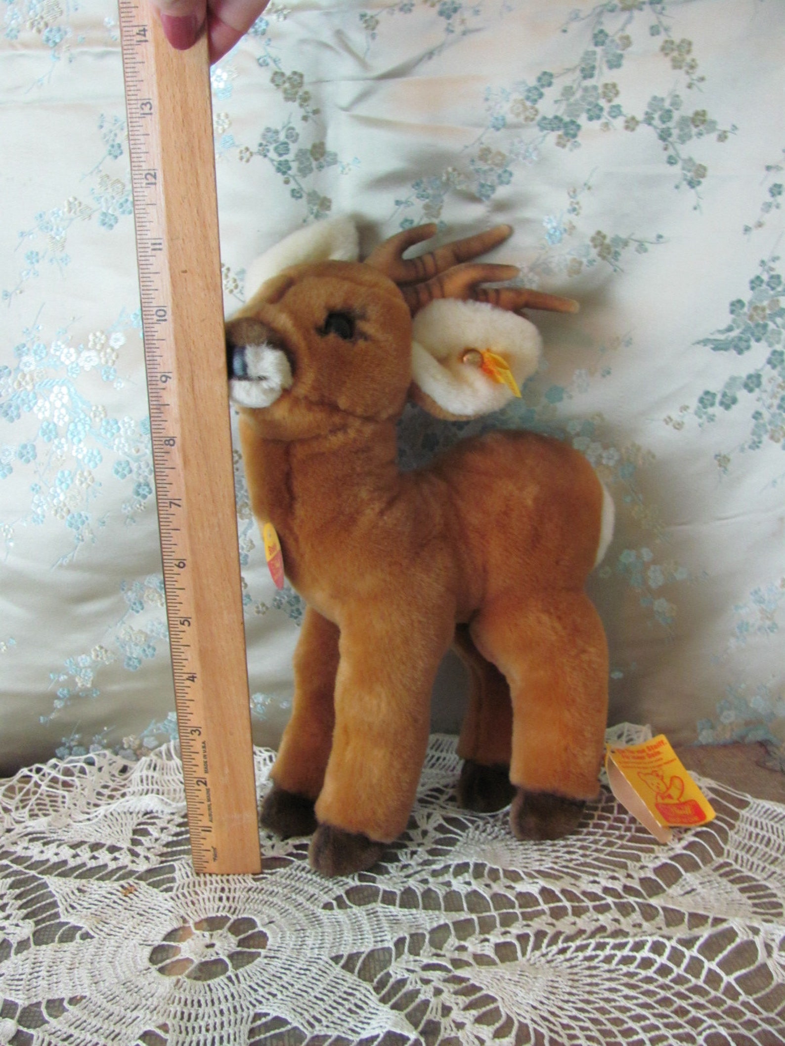 Vintage Steiff Boeky Reindeer Deer Antlers 13 Original | Etsy