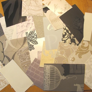 Un sacco di ritagli di carta da parati - Modelli assortiti, moderni e metallici per album di ritagli // altri disponibili nel mio negozio!