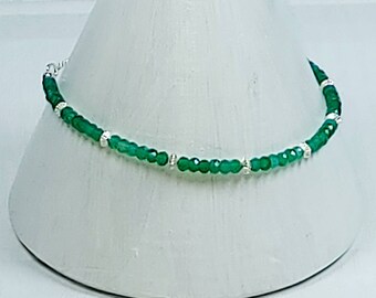 Green Onyx Bracelet | Etsy
