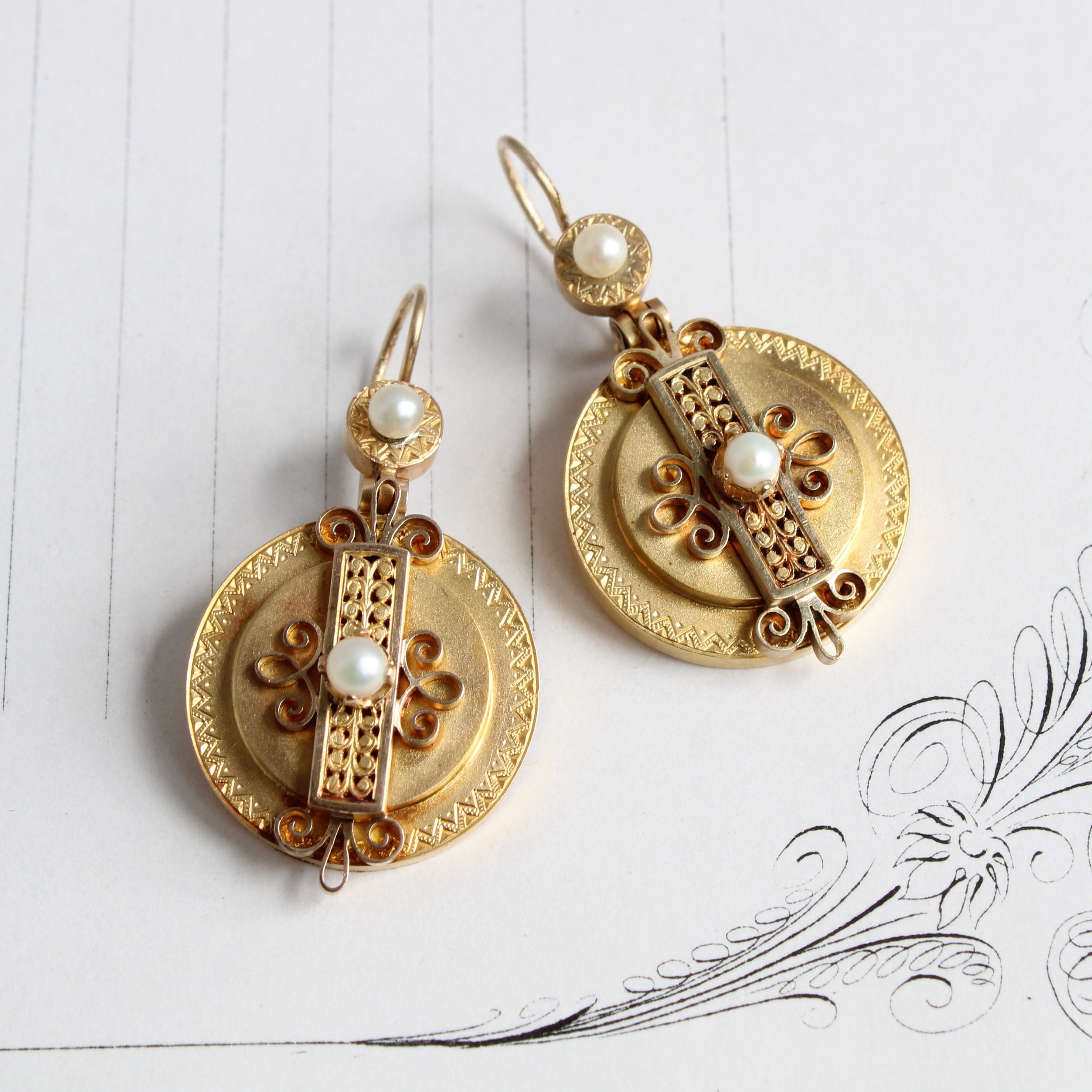 Antique Earrings Big Size Latest Bridal Fashion Jewellery Online ER20370R |  JewelSmart.in