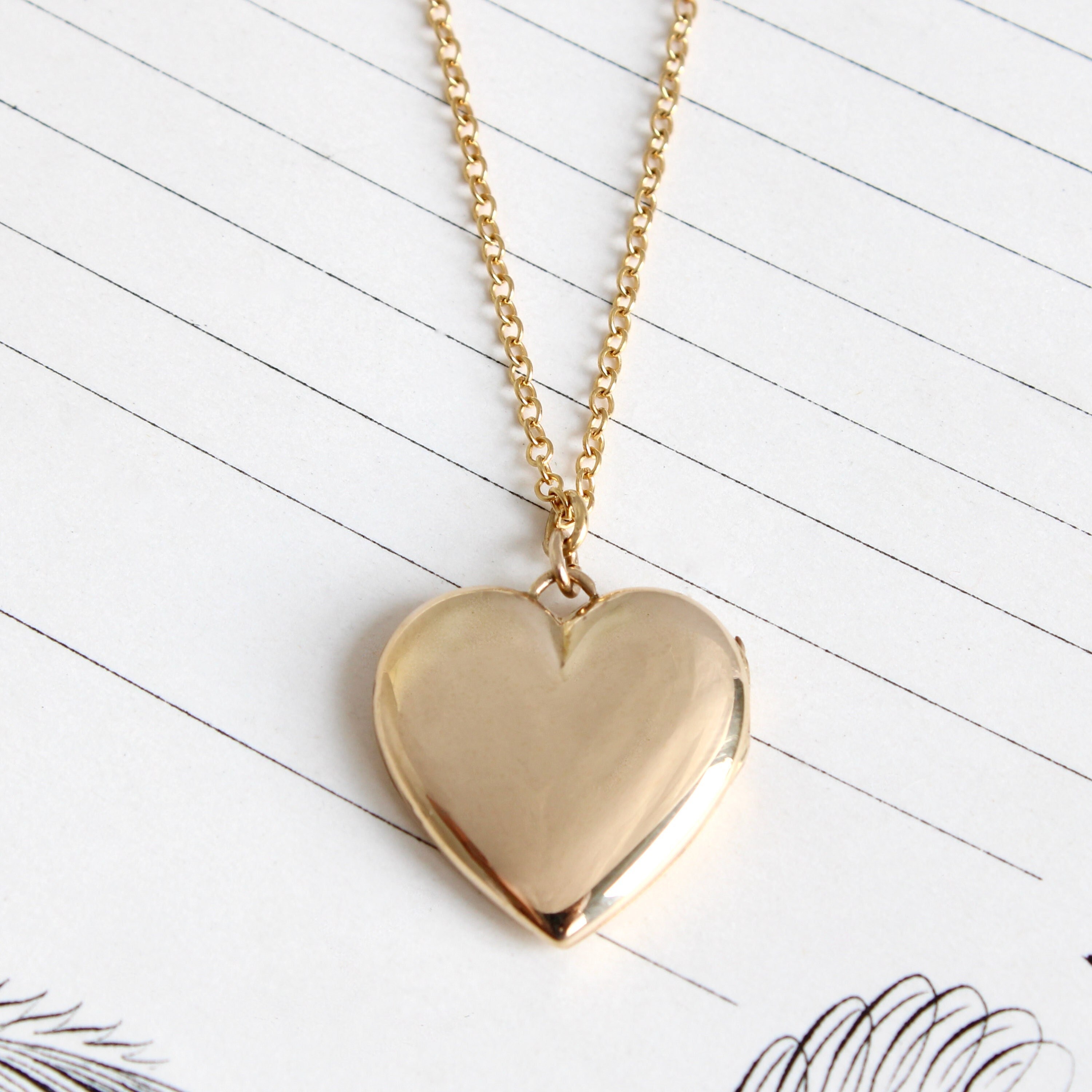 The Gold Heart Locket