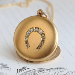 Horseshoe locket best sale
