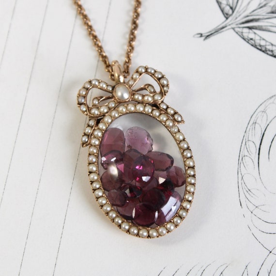 Baguette Amethyst February Birthstone Necklace | Little Sky Stone