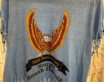 Vintage Sturgis Eagle crop