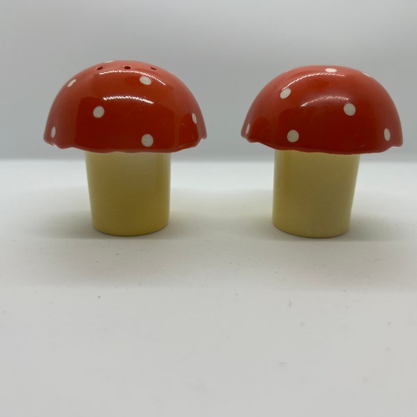 Mushroom Salt and Pepper Shakers Etsy