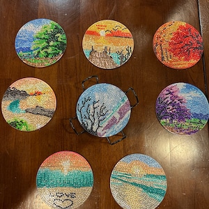 Posavasos Diamond Art 8 piezas