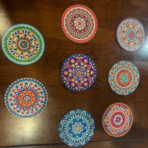 Posavasos Diamond Art 8 piezas mandala