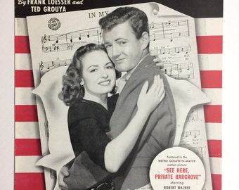 JOAN CRAWFORD, Bob Walker, Donna Reed, Sheet Music (2), Montana Moon & See Here, Pvt. Hargrove (both MGM), Free Gift of 1 Extra Sheet Music!