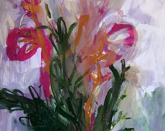 Abstract Floral Painting | original painting | original art