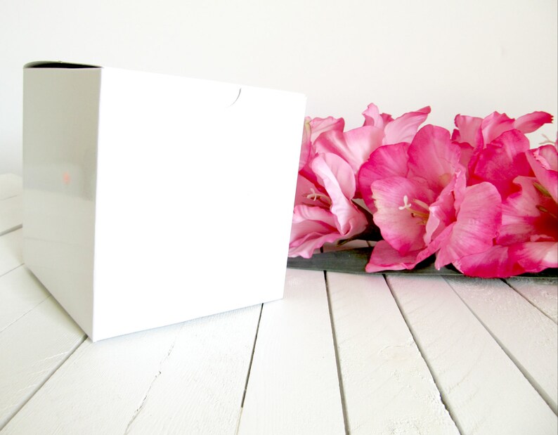 Set Of 100 White Gift Cupcake Boxes 4 X Box Set Of 100 White Gift Cupcake Boxes 4 X Box