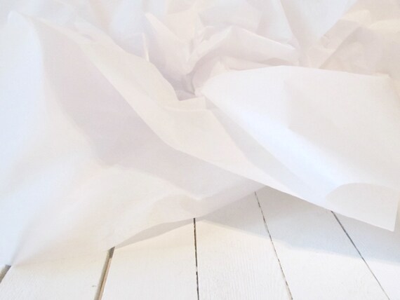 120 Sheets of White Tissue Paper 15 in. x 20 in./38.1 cm x 50.8 cm - Gift tissue for gift packaging, weddings, showers and parties Il_570xn