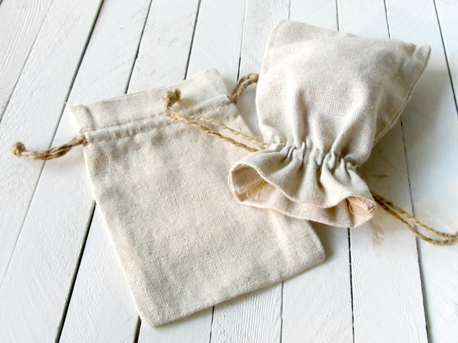 Small Linen Drawstring Bags Jewelry Bags Wedding Favor - Etsy