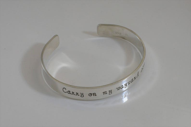 Carry On My Wayward Son Cuff Bracelet image 6