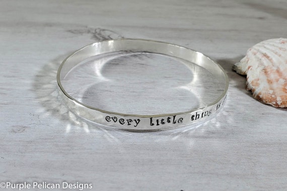 Sterling silver hotsell bangles with sayings